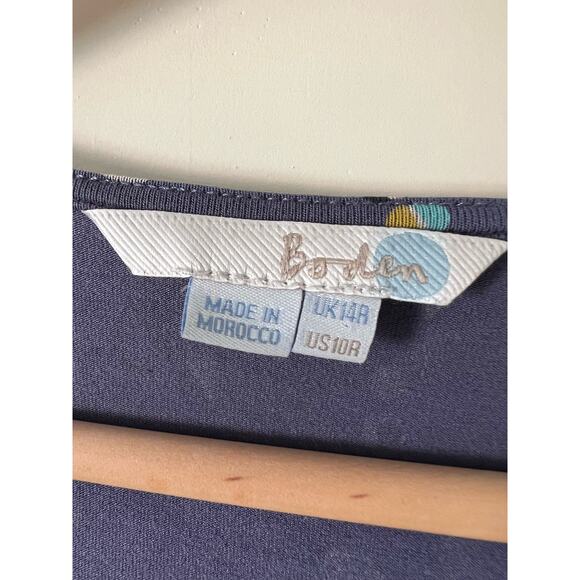 Boden Crossover Women's Blouse Top Wrap Jersey US 10R - Picture 2 of 4